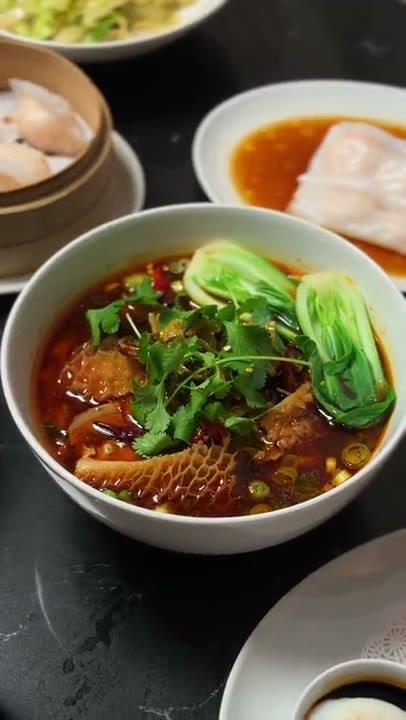 Braised Beef Noodle Soup at QUA